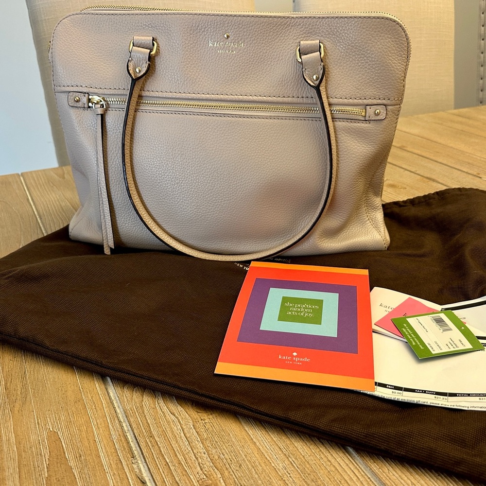 Kate Spade “Kiernan” Cobble Hill Tote
